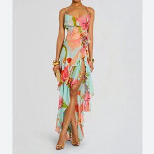 retrofete Samara Dress in Aqua Primavera size XXS